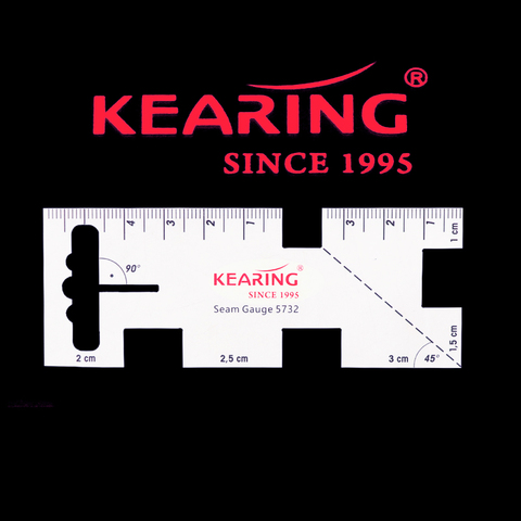 Hand-stitched measuring ruler Keling Clothes design ruler Manual thickness measuring ruler Transparent ruler Inch patch ruler ► Photo 1/6