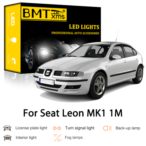 BMTxms Canbus For Seat Leon MK1 1M 1M1 1999-2006 Car LED Exterior Interior Bulb Parking Turn Signal Reverse License Plate Light ► Photo 1/6