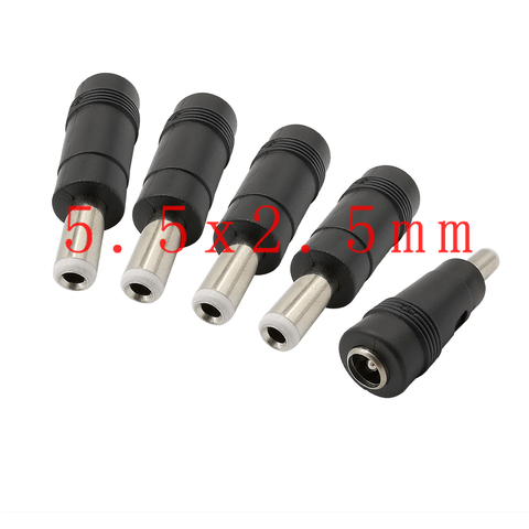 5/2/1Pcs DC Female 5.5x2.1mm to Male 5.5mmx2.5 mm DC Power Plug Jack Connector Converter Barrel Conversion Plug Connector ► Photo 1/4