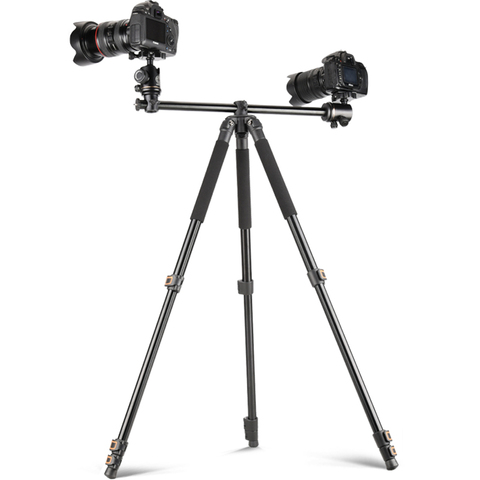 Q298H Horizontal Tripod Professional Video Protable Travel Tripod 4 Sections With 360 Ball Head for DV DSLR  Canon Nikon Sony ► Photo 1/6