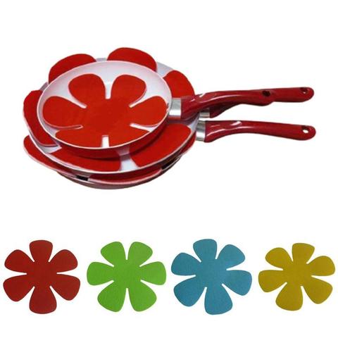 4Pcs/set Pot & Pan Protectors Divider Pads To Prevent Scratching Separate and Protect Surfaces for Cookware ► Photo 1/6