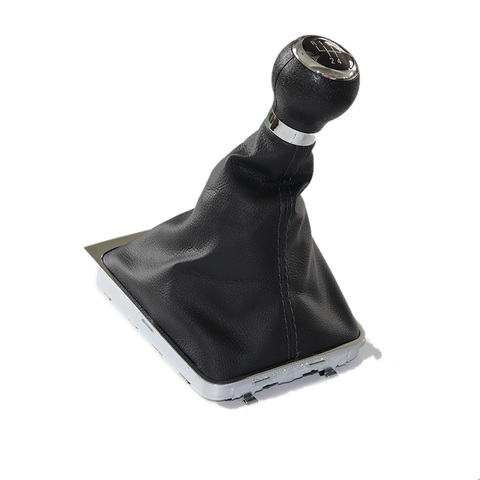 5/6 Speed Gear Shift Knob Stick Gaiter Boot Frame Kit For VW Passat B6 B7 CC 2005-2013 Gear Shifter Knob with Dustproof Cover ► Photo 1/5