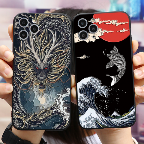 3D Relief Case For iPhone 12 mini 11 Pro XS Max X XR SE 2022 5 5S Silicon Cover For iPhone 7 8 6 6S Plus 7plus 8plus 12pro Case ► Photo 1/6