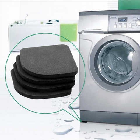 Washing Machine Anti-Vibration Pad Mat Non-Slip Shock Pads Mats Refrigerator 4pcs/set Kitchen Bathroom Accessories Bathroom Mat ► Photo 1/3