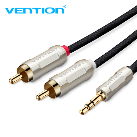 Vention 3.5 to 2RCA Cable rca audio cable 3.5mm Jack male to male 2 rca aux cable for amplifier Phone Edifer Home Theater DVD ► Photo 1/6