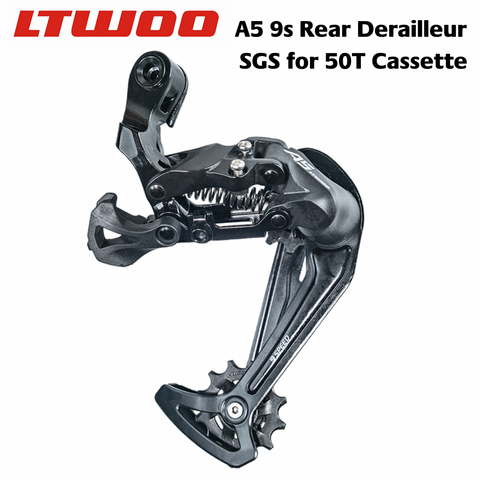 LTWOO A5 9 speed,27s Rear Derailleur compatible 50T Cassette, Compatible with ALIVIO / ACERA ► Photo 1/5