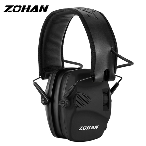 ZOHAN Electronic Shooting Ear Protection Sound Amplification Earmuff  Anti-noise Earmuffs Professional Hunting Ear Defender ► Photo 1/6