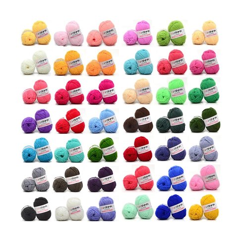 31 Beautiful Colorful Soft Baby Warm Milk Cotton Yarn Fiber Velvet Yarn Hand Knitting Wool Crochet Yarn DIY Sweater ► Photo 1/6