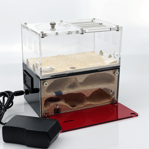 Expandable connecting Concrete Natural sand auto template heating control ant nest,light shading ant farm colony big formicarium ► Photo 1/6