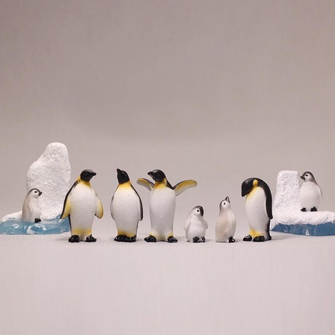 iceberg~penguin seal/fantasy miniatures/lovely animals/fairy garden gnome/moss terrarium decor/statue/bonsai/figurine ► Photo 1/6