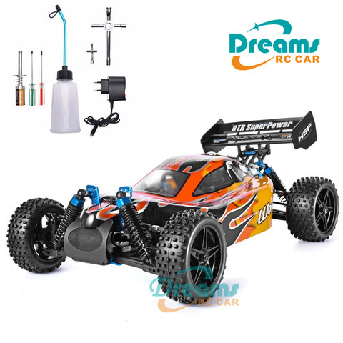 NEW HSP RC Car 1:10 Scale 4wd RC Toys Two Speed Off Road Buggy Nitro Gas Power 94106 Warhead High Speed Hobby Remote Control Car ► Photo 1/6