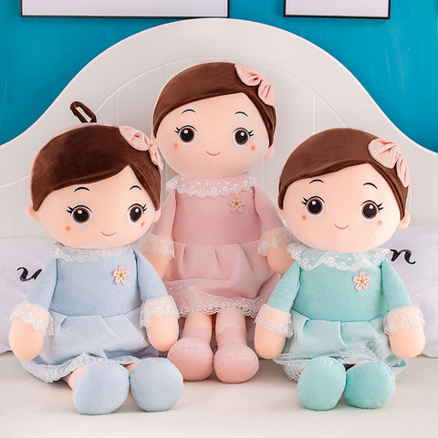 40cm Girls Princess Dolls Baby Stuffed Plush Doll Toys Kids Soft Plush Toys Valentine Children Birthday Christmas Gifts ► Photo 1/6