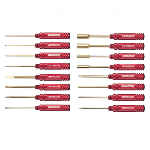 RJXHOBBY Hex /Nut/ Phillips/ Flat Screwdriver Nut Driver Tool Kit for FPV RC Models Car Boat Airplane ► Photo 1/6
