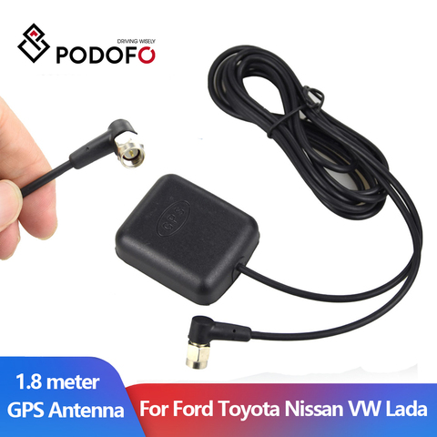 Podofo 1.8 meter GPS Antenna Android Car Radio For Ford Toyota Nissan Volkswagen Skoda Caddy Hyundai Renault Chevrolet Audi Lada ► Photo 1/6