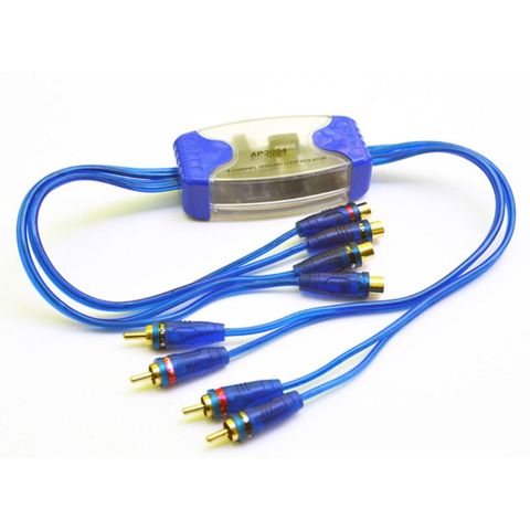 Universal Noise Sound Eliminator 4 Channel RCA Ground Loop Isolator Noise Filters For Car Audio ► Photo 1/4