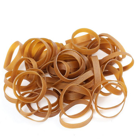 50*10mm Rubber Bands Elastic Bands Stationery Holder Package Supplies Rubber Rings for School Home or Office ► Photo 1/6