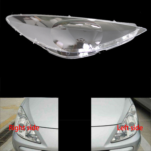 For Peugeot 307 08-13 front headlamps transparent lampshades lamp shell masks headlights cover lens Headlight glass ► Photo 1/1