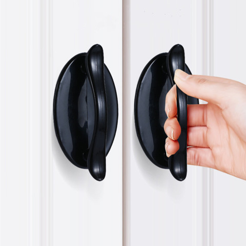 1pcs Modern minimalist handle Door and Window Adhesive Auxiliary Handle Kitchen Cupboard Door Pulls Drawer Knobs Home Decoration ► Photo 1/6