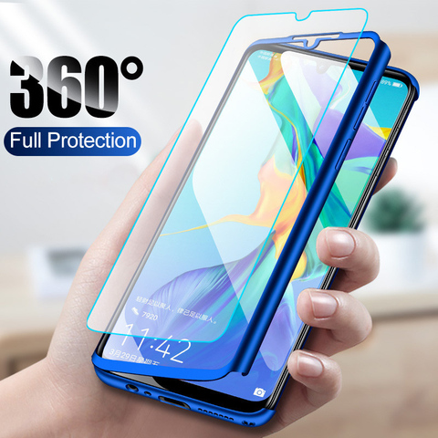 Luxury 360 Full Body Cover Phone Case For Xiaomi Mi 10 9 8 Lite CC9 CC9E PC Protective For Redmi Note 9S 9 9A 8 7 6 Pro Cases ► Photo 1/6