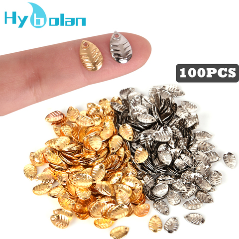 100pcs/lot Fishing Lure Metal Copper Blades Fish Scale Blade