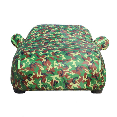 Car Cover Protection Full Covers with Reflective Strip Camouflage Style Auto Cover Sunscreen Protection Dustproof&Waterproof UV ► Photo 1/6