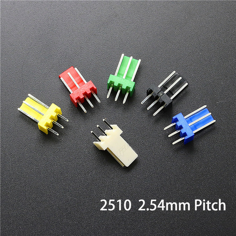 50-200Pcs 2510 KF2510 Male Wafer Plug Connector 2.54mm Pitch Straight Angle Connector for Computer Fan ► Photo 1/6