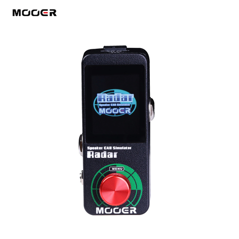 MOOER Radar Simulator Guitar Effect Pedal 30 Speaker Cab Cabinet Models 11 Mic Models 36 User Presets Customizable EQ stage ► Photo 1/5