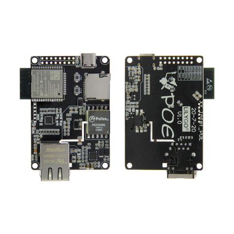 LILYGO® TTGO T-Internet-POE ESP32-WROOM LAN8720A Chip Ethernet Adapter And Downloader Expansion Board Programmable Hardware ► Photo 1/6