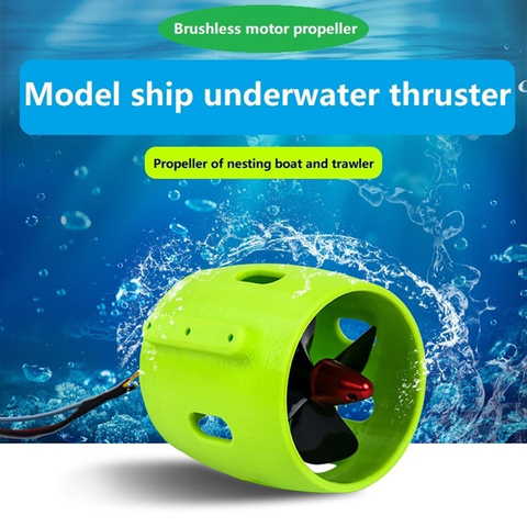 DC 12V 24V Underwater Jet Boat 4-Blade CW CCW Thruster Engine Used In DIY Remote Control Robot Decoy Nest Ship Submarine Motor ► Photo 1/3