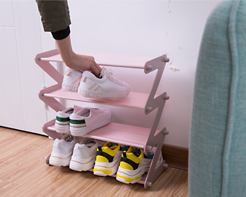 Multi-Layer Cabinet Shoe Rack for Shoe Cupboard Foldable Shoe Organizer Holder Book Shelf Storage Organizers High Heels Rack ► Photo 1/1