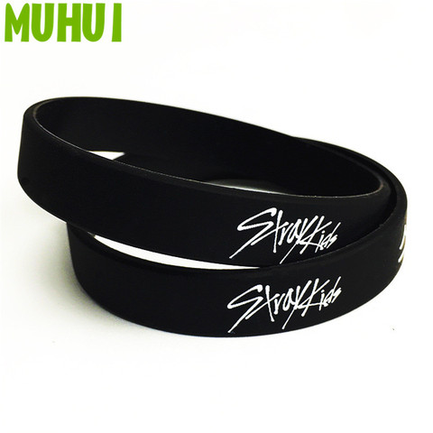 Free Shipping 1pc Kpop Stray Kids Silicone Bracelets For Women High Quality Bracelet Men Jewelry Wholesale Gift B093 ► Photo 1/6