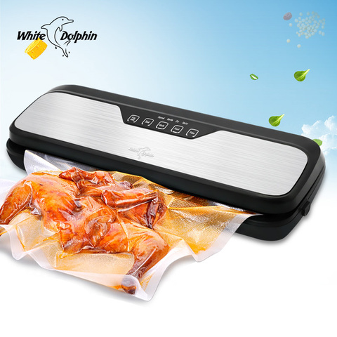 White Dolphin Food Vacuum Sealer Machine 220V 110V For Food Saver With 10PCS Bags Home Electric Vacuum Sealer Packaging Machine ► Photo 1/6