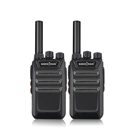 2PCS/Lot SOCOTRAN SC-508 mini walkie talkie UHF 400-470MHz 16CH 2W Portable Two way Radio scrambler VOX ham radio (Four colors) ► Photo 1/6