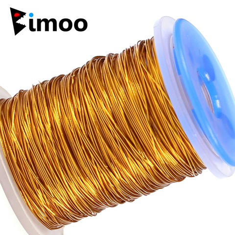 Bimoo 0.2mm 12 Colors Fly Tying Copper Wire Body Weighted Lure Material Great for Nymphs Copper John Streamers Dubbing Buzzers ► Photo 1/6