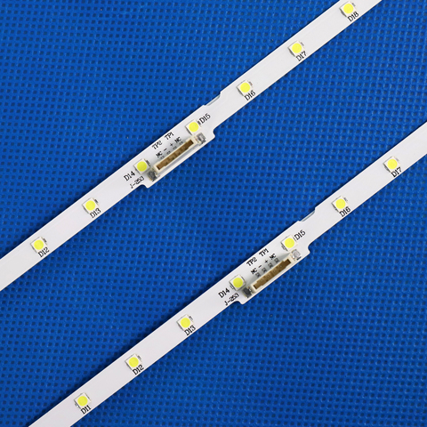 LED backlight strip(2) for Samsung 43NU7100 UE43NU7100 UN43NU7100 UE43NU7100U AOT_43_NU7100F UE43NU7120U UE43NU7170U BN96-45954A ► Photo 1/6