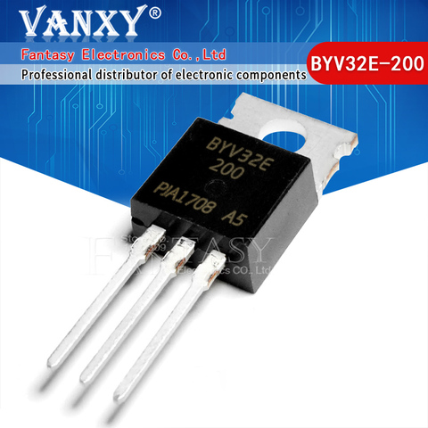 10pcs BYV32E-200 TO-220 BYV32E 200 TO-220 BYV32-200 ► Photo 1/2