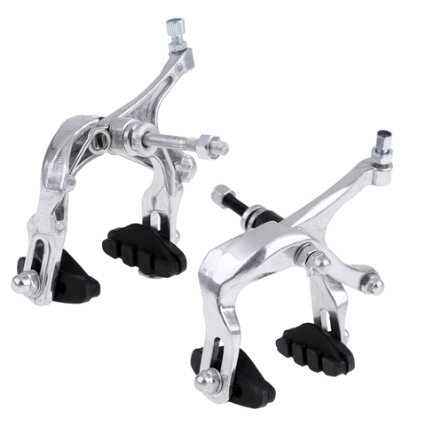 1 Set Bike Side Pull Brake, Front Rear Long Arms Clamp Bicycle Lever Cable Housing Quick Release ► Photo 1/6