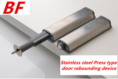 Door Stopper Cabinet Catches Stainless Steel Push to Open Touch Damper Buffers Soft Quiet Closer Furniture Hardware ► Photo 1/6