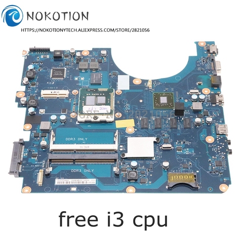 NOKOTION BA41-01352A BA41-01354A For Samsung NP-R540 R540 Laptop Motherboard HM55 DDR3 HD4500 Graphics free i3 cpu ► Photo 1/6