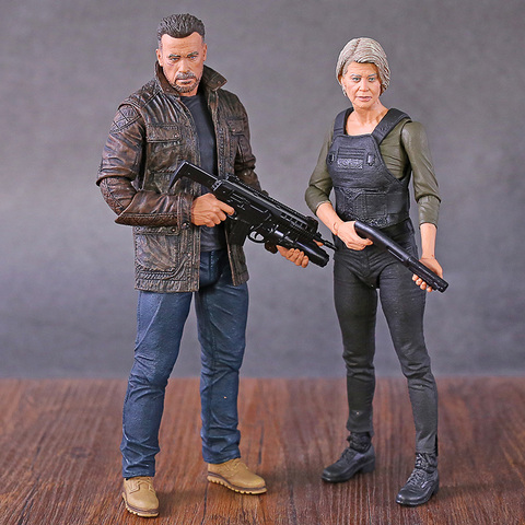 NECA 7'' Terminator 6 Dark Fate T-800 / Sarah Conner  Action Figure Movable Figurals Model Toy ► Photo 1/6