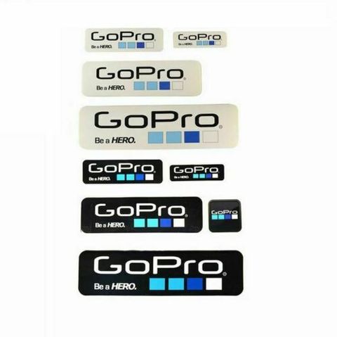 Price History Review On 9 Pcs Icon Logo Stickers Decal Set For Gopro Hero Sports Helmet Stickers Decoration Black White Stickers Aliexpress Seller Tangempire Store Alitools Io