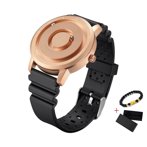EUTOUR New Blue Magnetic Watch Men Casual Silicone Fashion Quartz Gold Magnet Ball Waterproof Sport Watch Relogio Masculino Gift ► Photo 1/6