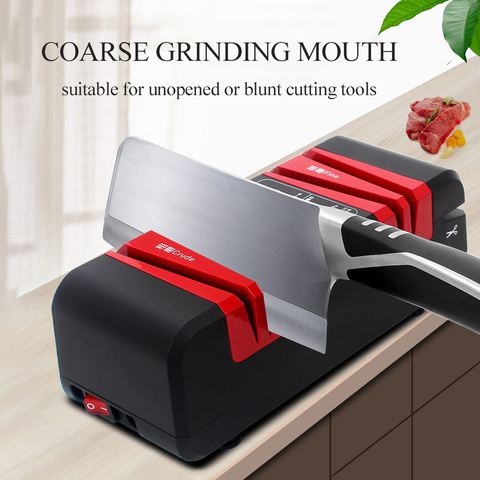 220V Electric Knife Sharpener Quick Cut Sharpener Household Electric Kitchen Cutter Grinder Automatic Cut knife Sharpener ► Photo 1/6