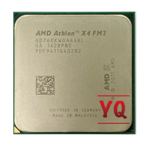 AMD Athlon X4 760K 760 K 3.8G 100W AD760KWOA44HL Socket FM2 ► Photo 1/1