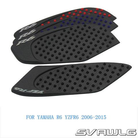 For Yamaha R6 yzfr6 YZFR6 2006 - 2015 Motorcycle Anti slip Tank Pad 3M Side Gas Knee Grip Traction Pads Protector Sticker ► Photo 1/5