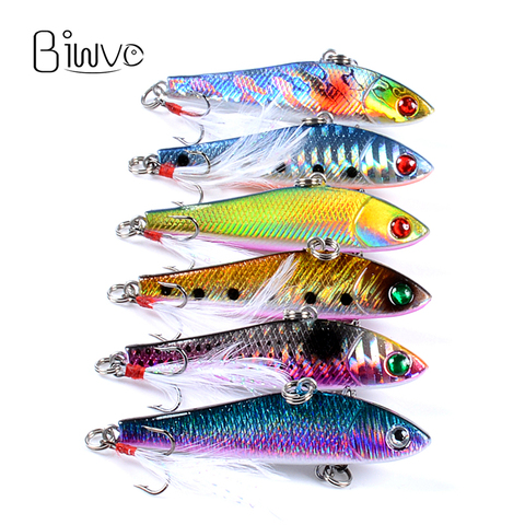 Biwvo Vib Fishing Lures Minnow Jig Propeller Wobblers Fishing Accessories For Fishing Winter Artificiais Everything For Fishing ► Photo 1/6