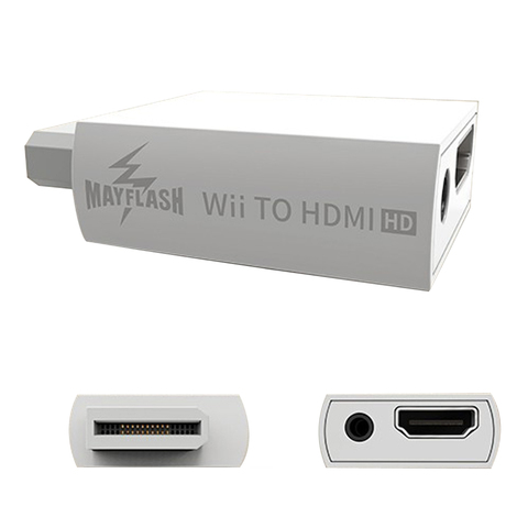 MAYFLASH For Wii to Adapter Converter Support 720P/1080P 3.5mm Audio For HDTV ► Photo 1/4