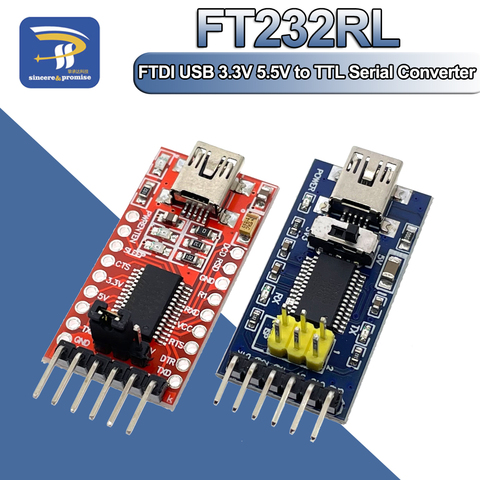 FT232RL FT232 FTDI USB 3.3V 5.5V to TTL Serial Converter Adapter Module Mini Port For Arduino Pro Mini USB TO 232 USB to TTL ► Photo 1/6