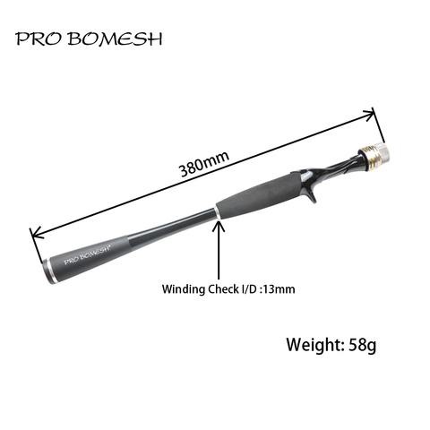 Pro Bomesh 1Set Taper Carbon Tube Grip Butt Section Casting Rod Building Component Handle Rod Repair DIY blank Accessory ► Photo 1/6