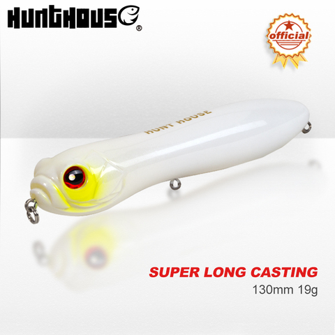 Hunthouse trairao pencil lure snake head LW127 13cm 32g loud  sound topwater long cast fishing lure loud noise for pike lure ► Photo 1/5